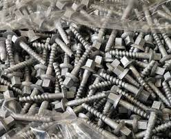 DHS35 Screw Spike Railway Parts Rail Fasteners DHS35 Screw Spike Railway Parts Rail Fasteners