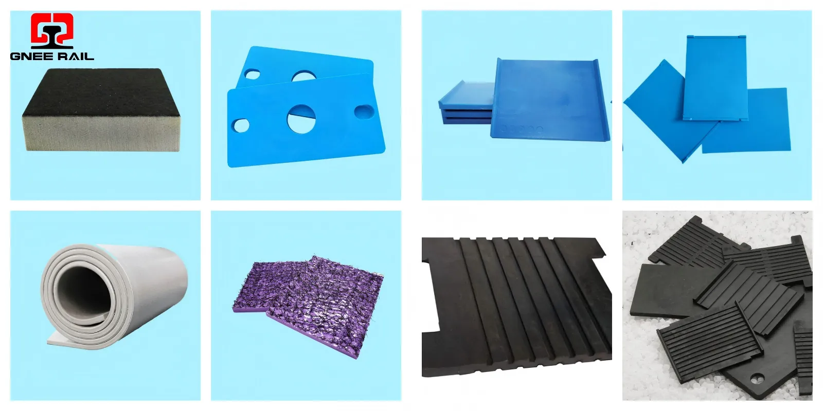 Polyurethane Railway Tie Pad Polyurethane Railway Tie Pad